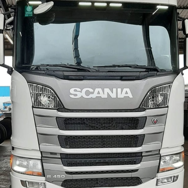 Acabamento da Entrada de Ar em Inox para Caminhão Scania NTG 2019 a 2020