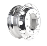 Roda de caminhão em Alumínio XBRI 22,5X8,25 10X335 mm forjada e polida