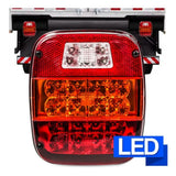 Lanterna Traseira LED Bivolt Lente Lisa