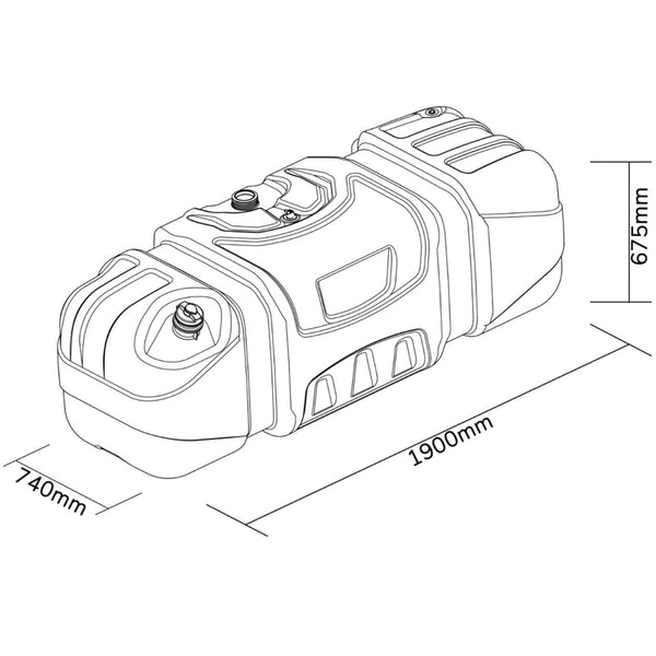 Tanque Plástico Compatível com Mercedes-Benz Axor Atron